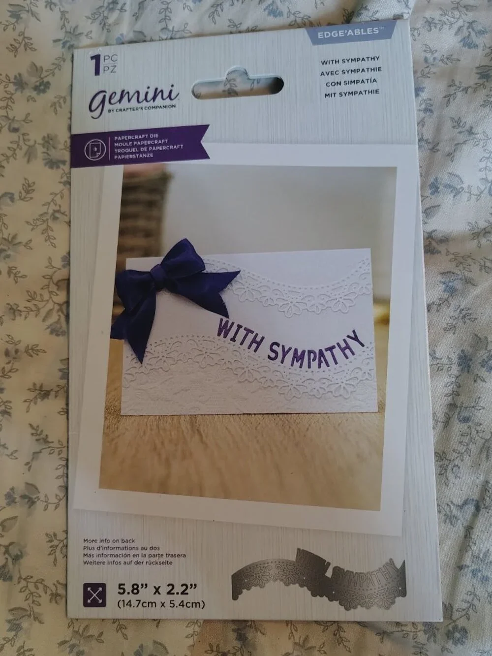 Gemini Edge'ables With Sympathy Craft Die